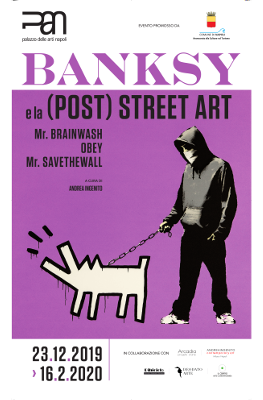 Banksy et d'autres artistes de rue sont exposés à PAN à Naples avec environ 70 œuvres.