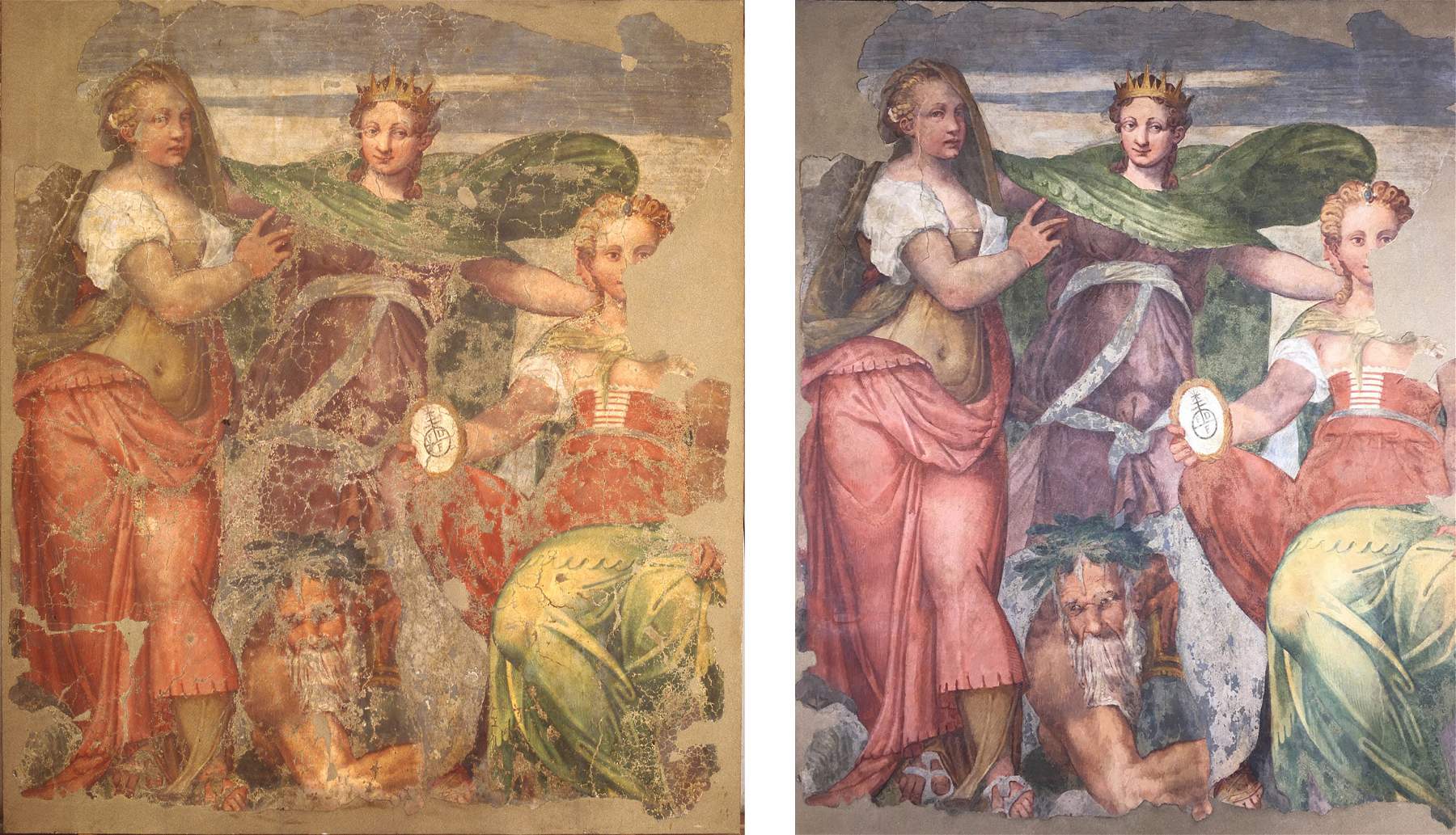 Verona, restoration of Bernardino India's Allegories at Juliet's Tomb completed