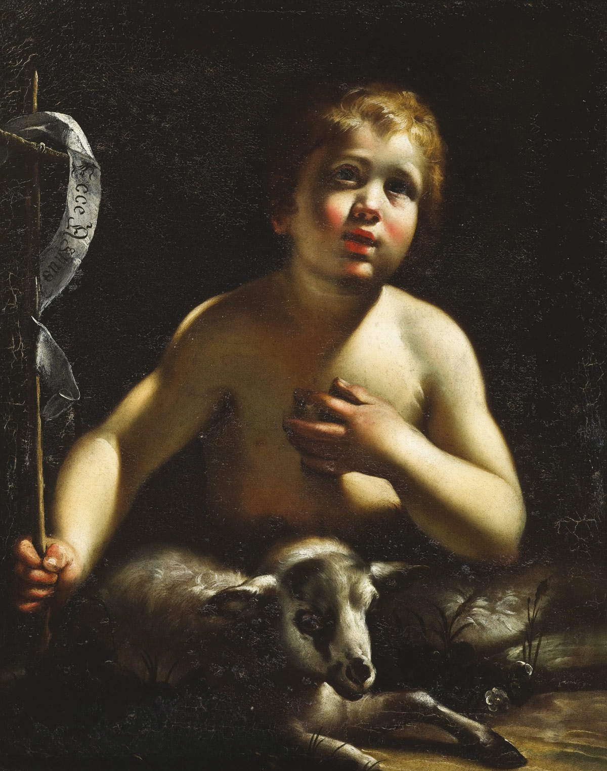 Bernardo Strozzi, San Giovannino (olio su tela, 78 x 61 cm; Collezione privata)