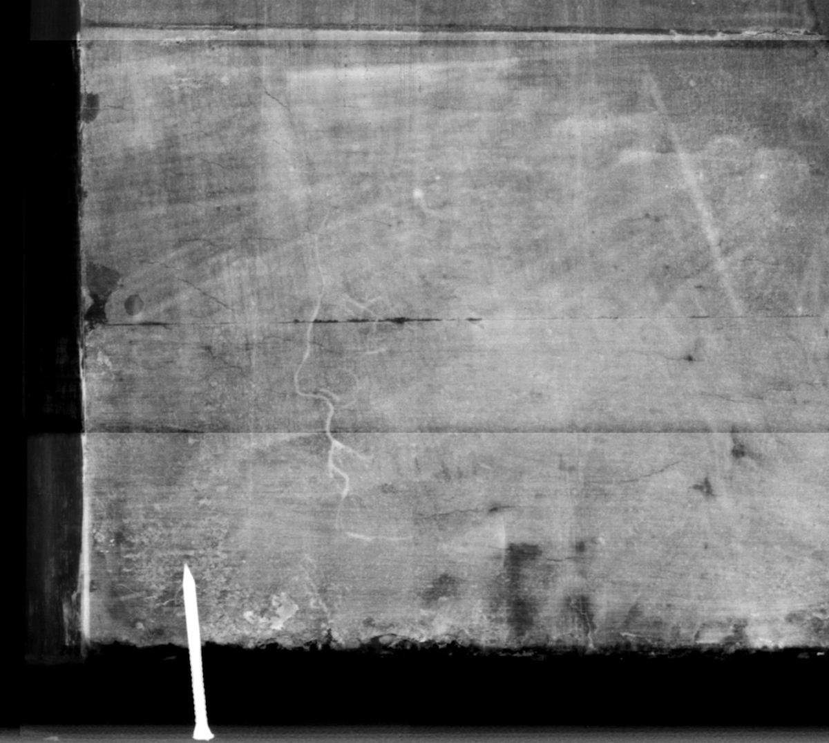 Die Skizze mit dem Profil eines Mannes Die Skizze mit dem Profil eines Mannes