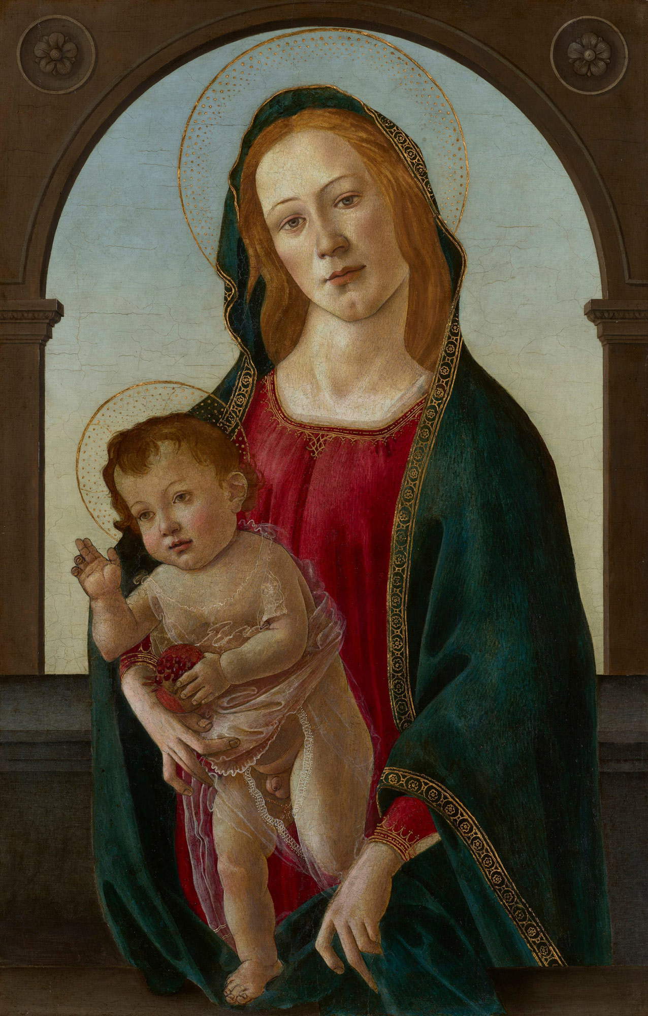 Sandro Botticelli, Madonna mit Kind (Tafel; Cardiff, National Museum Wales) Sandro Botticelli, Madonna mit Kind (Tafel; Cardiff, National Museum Wales)