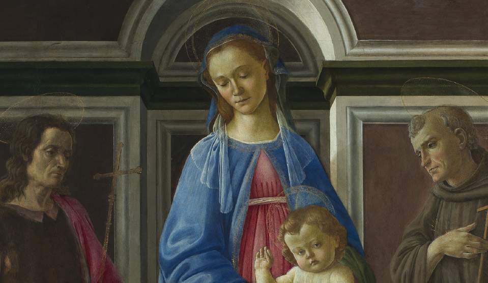 Florence, finishes restoration of Botticelli's St. Ambrose Altarpiece. Results presented at the Uffizi on Wednesday