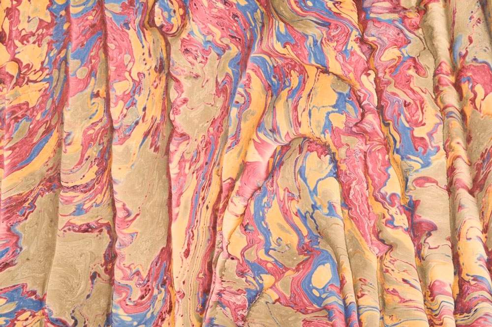 Marbled paper. The Castello del Buonconsiglio dedicates an exhibition to this technique spread from East to West