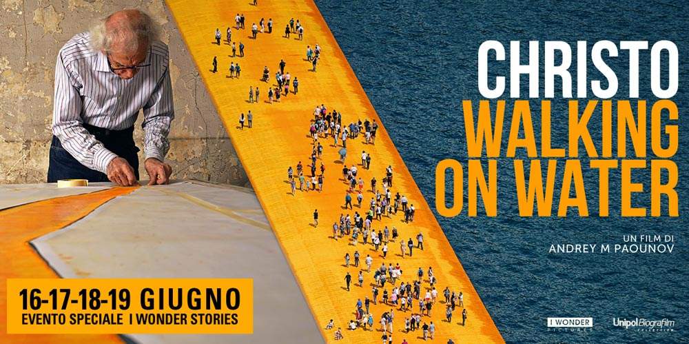 I pontili galleggianti di Christo sul Lago d'Iseo sbarcano al cinema. Walking on the water nelle sale a giugno