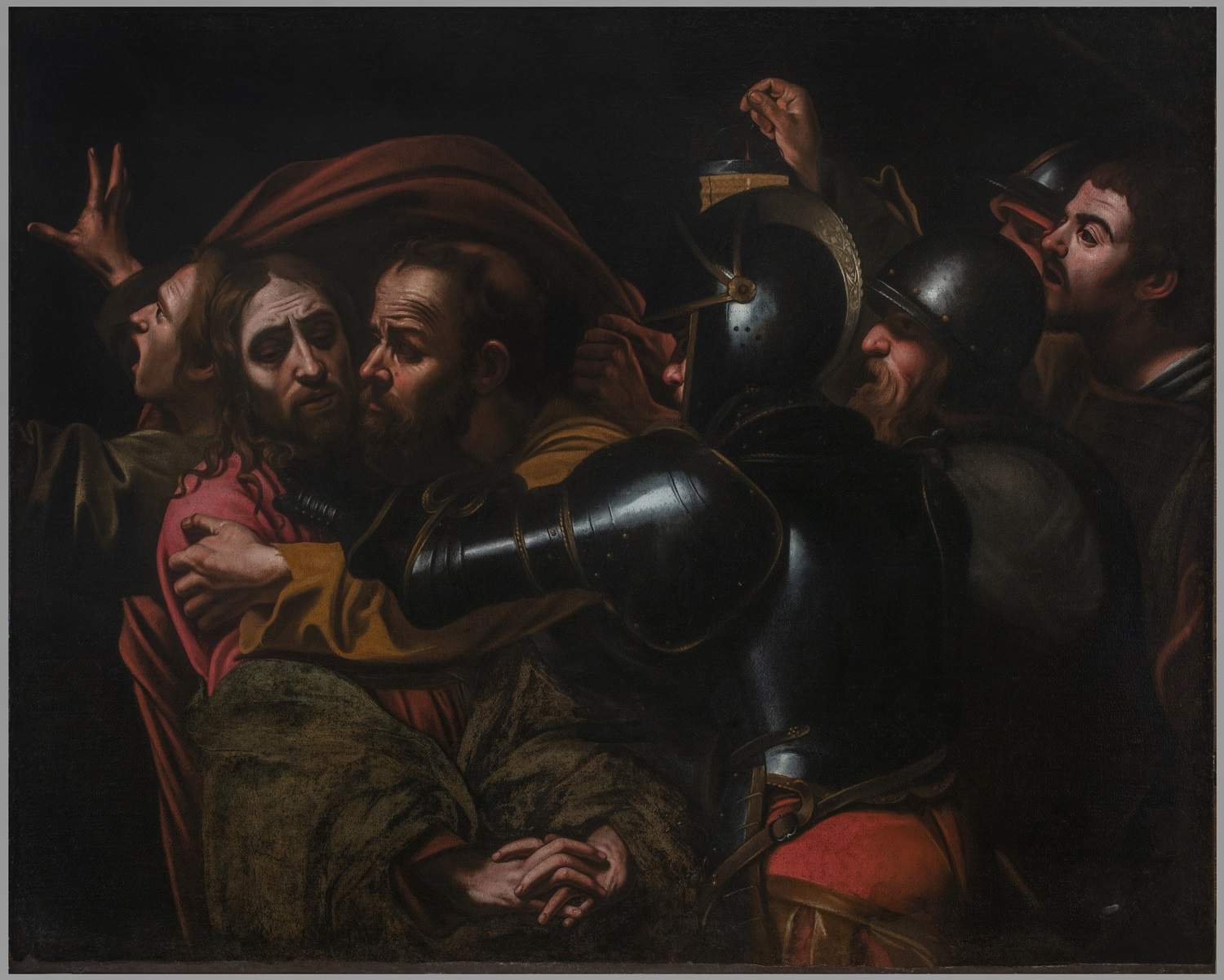 A Palazzo Pitti riemerge dopo decenni di assenza la copia della Cattura di Cristo del Caravaggio