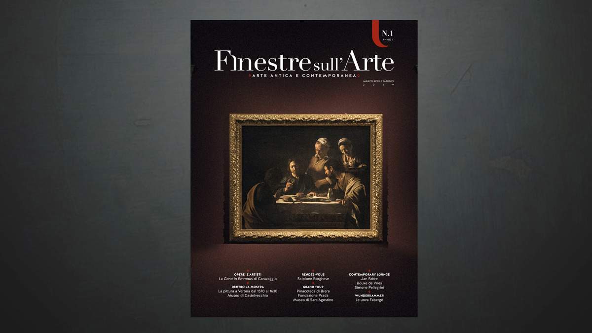 Why did we choose Caravaggio for the cover of the new print magazine of Finestre Sull'Arte?