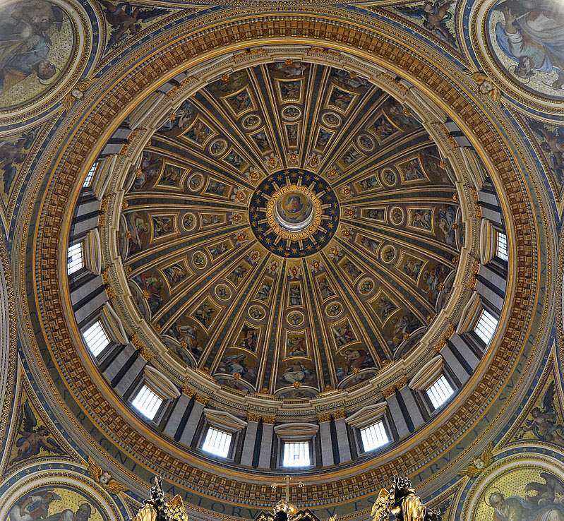 Nouvel éclairage de la basilique Saint-Pierre au Vatican