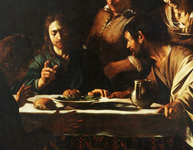La Cena in Emmaus di Caravaggio, un capolavoro simbolo della Pinacoteca di Brera
