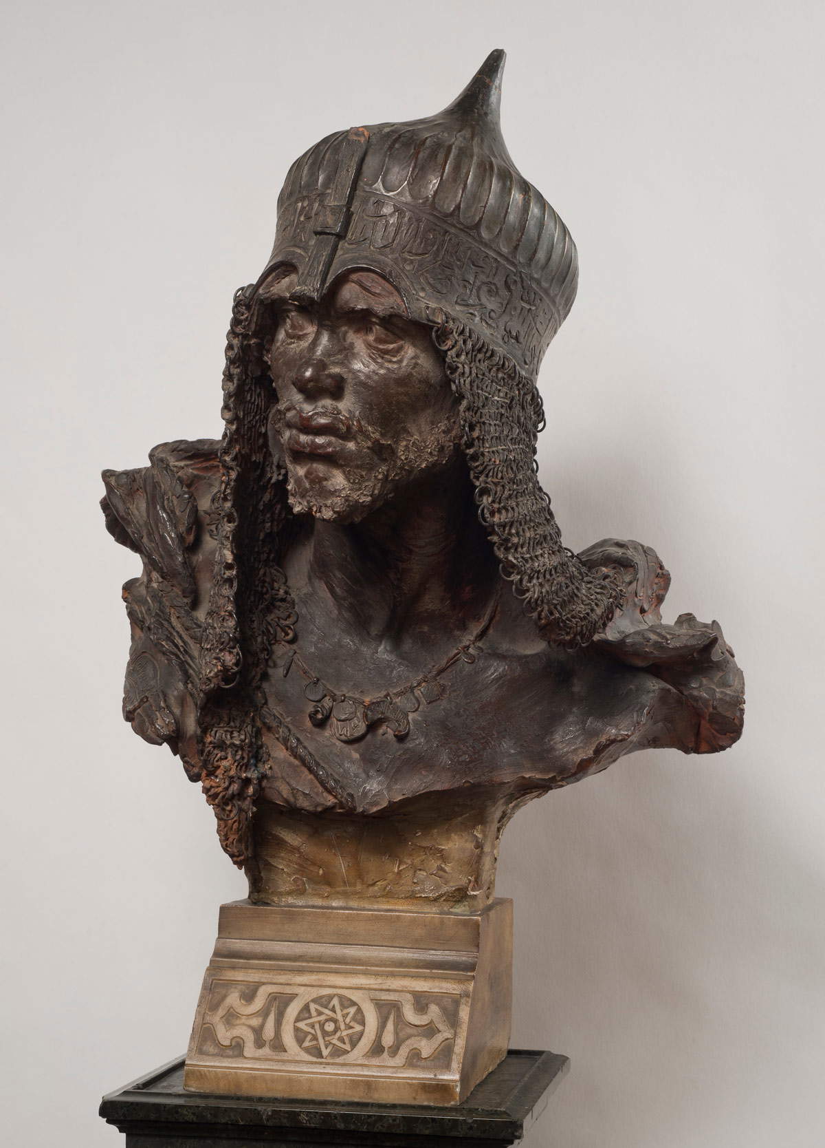 Davide Calandra, Bust of Moor (1887; terracotta, height 70 cm). Davide Calandra, Bust of Moor (1887; terracotta, height 70 cm).
