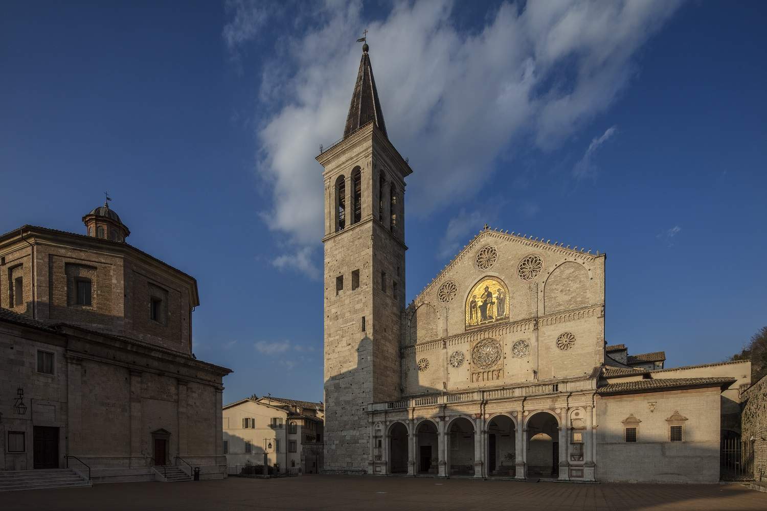 Spoleto, le complexe du Duomo peut être visité dans son intégralité et avec une vue... d'en haut