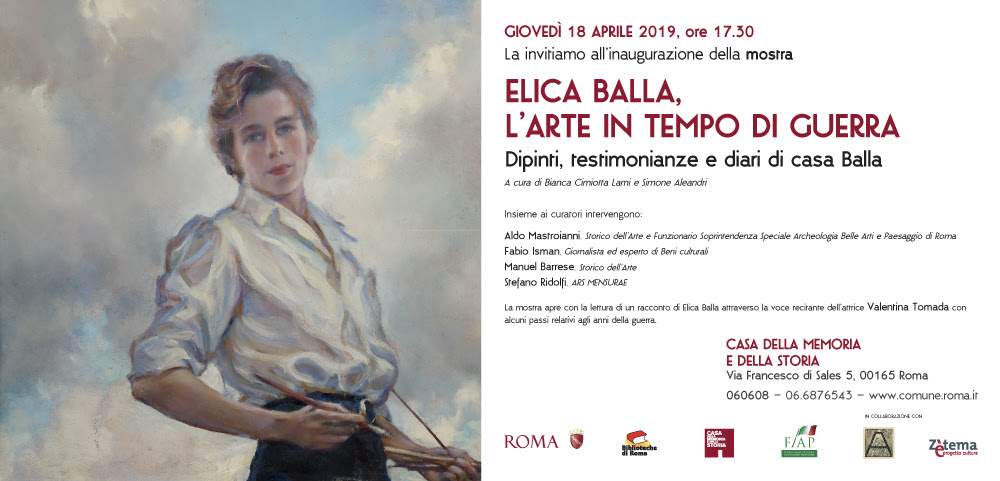 Life and works of Elica Balla at the House of Memory and History in Rome
