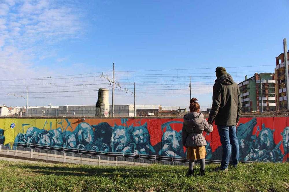 À Bassano del Grappa, un projet de régénération urbaine confié à des artistes de rue