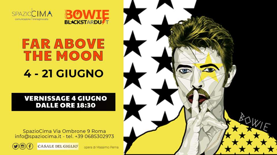 L'exposition collective consacrée à David Bowie revient à Rome dans les locaux de SpazioCima