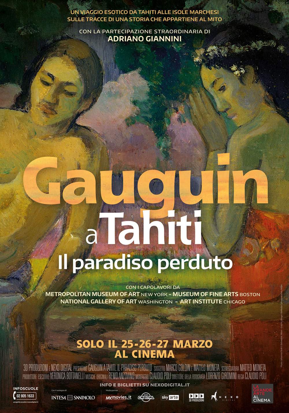 La Grande Arte al Cinema porterà nelle sale cinematografiche Gauguin