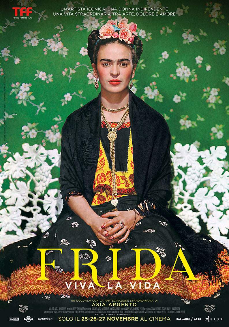 Presentato in anteprima a Torino il nuovo docu-film dedicato a Frida Kahlo. Al cinema dal 25 al 27 novembre 2019