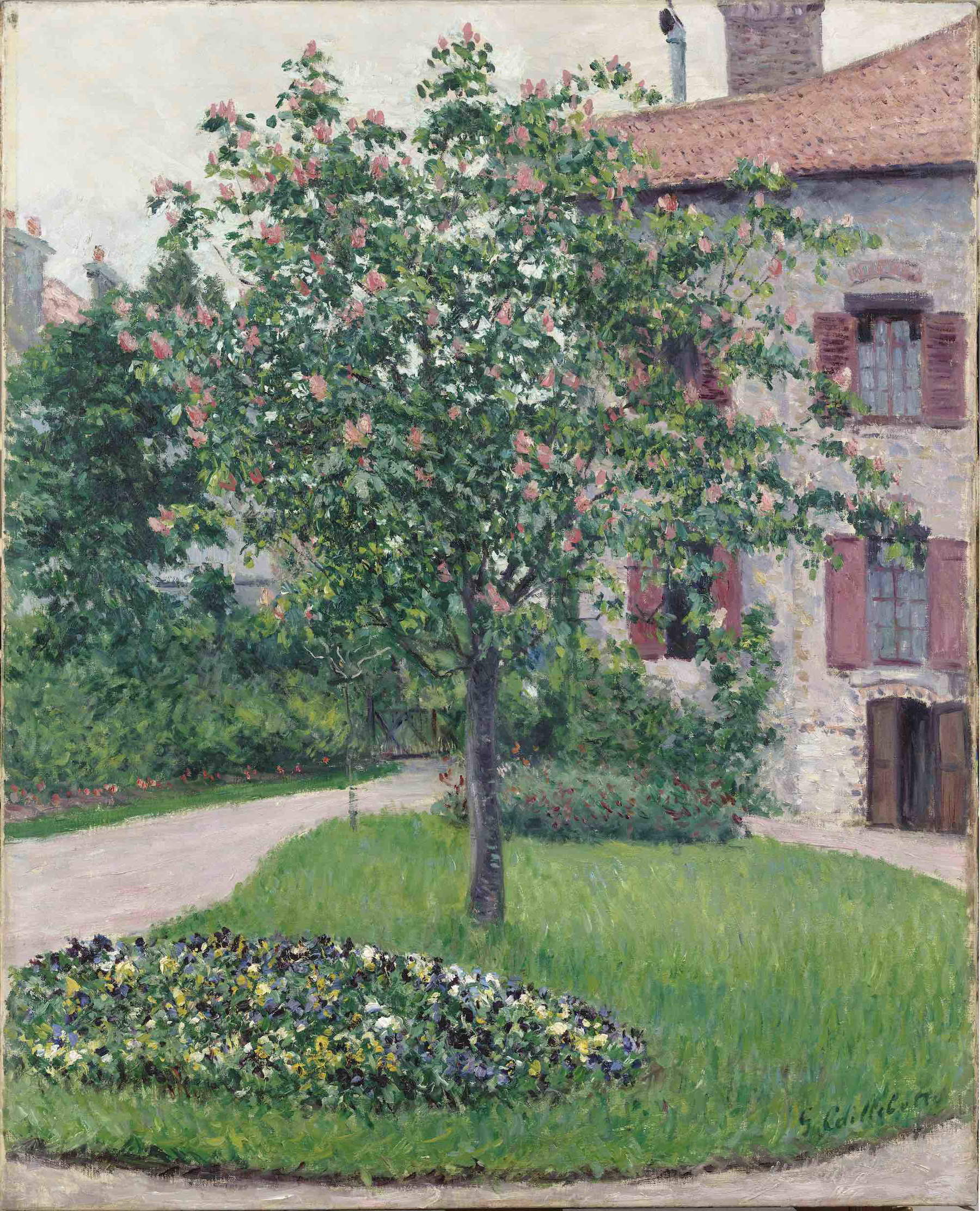 Gustave Caillebotte, Blühender Baum (1882; Öl auf Leinwand, 80 x 65 cm; Paris, Musée d'Orsay) Gustave Caillebotte, Blühender Baum (1882; Öl auf Leinwand, 80 x 65 cm; Paris, Musée d'Orsay)