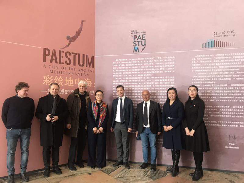 Paestum à la conquête de la Chine : inauguration de l'exposition consacrée à Paestum, ancienne cité méditerranéenne