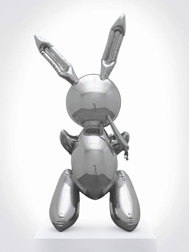 Jeff Koons is again the world's highest-paid living artist: beaten to $91 million for his bunny