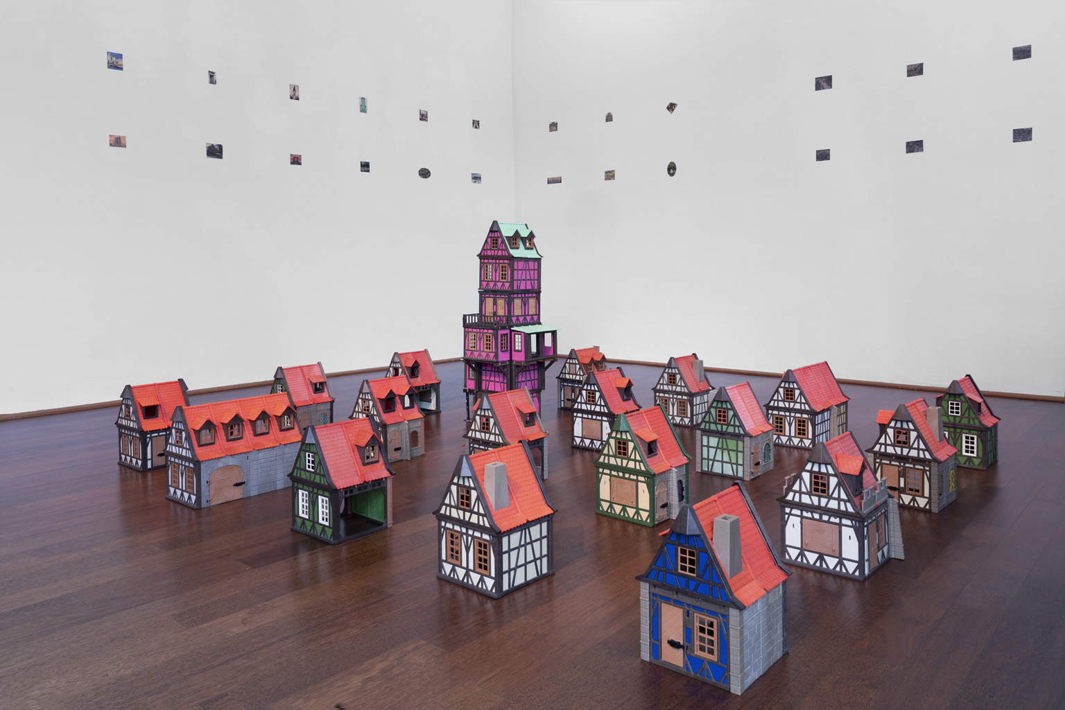 Julian Irlinger, Untitled (2019; Playmobil houses) Julian Irlinger, Untitled (2019; Playmobil houses)