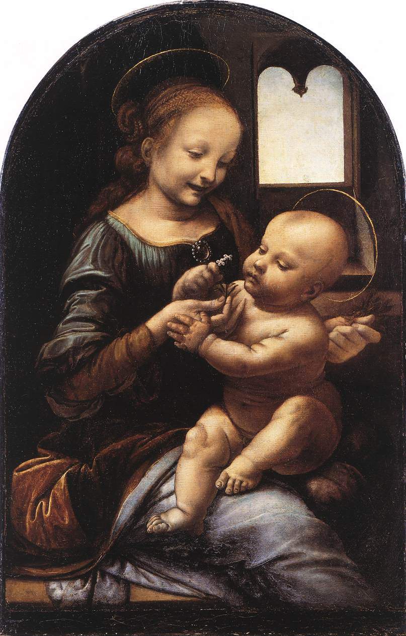 The Benois Madonna, a masterpiece by Leonardo da Vinci, exceptionally on tour in Italy: last loaned in 1984