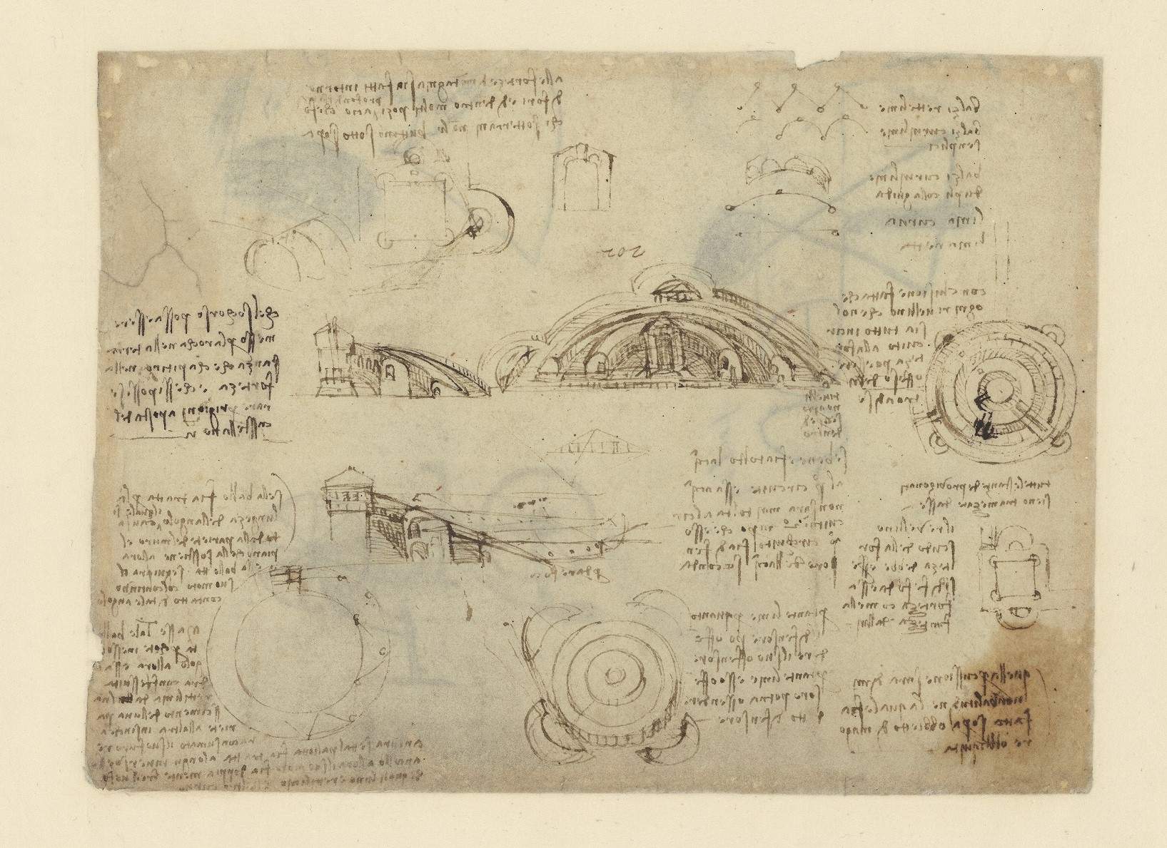 Leonardo da Vinci fu anche ingegnere militare: a Bologna una mostra approfondisce questo aspetto