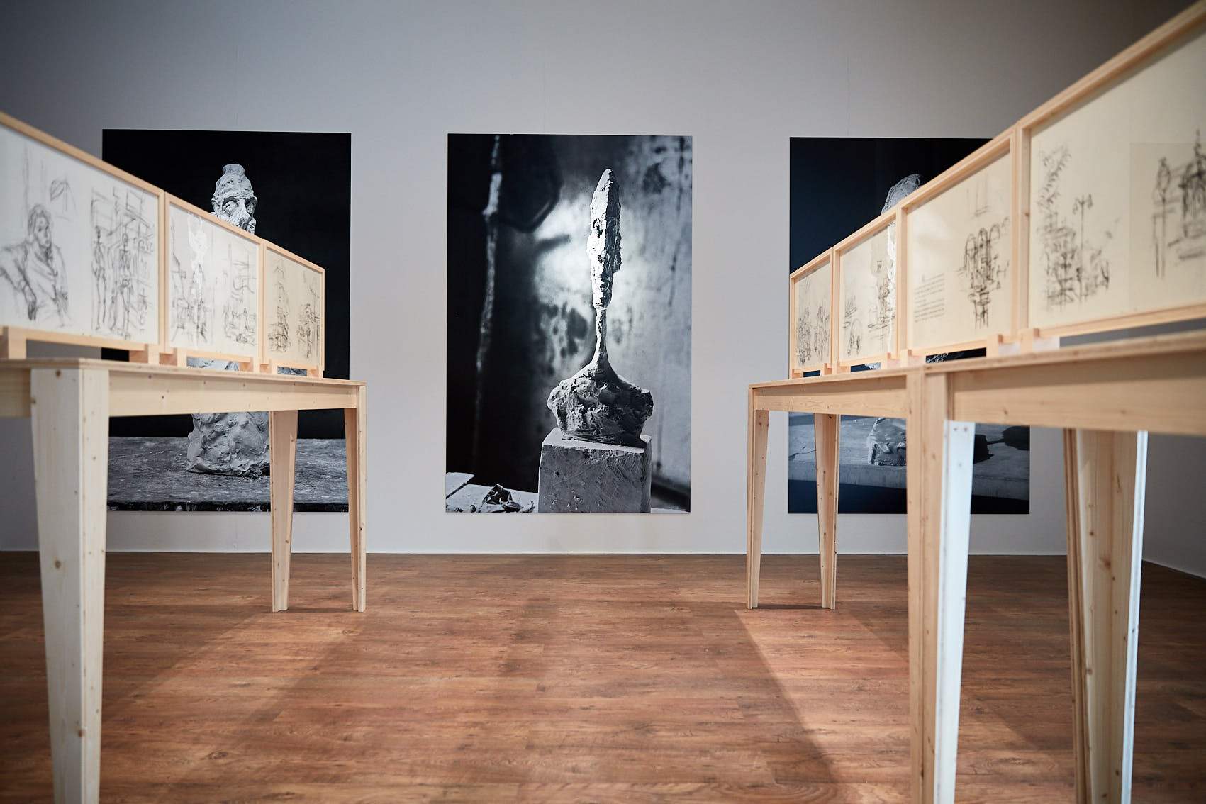 Alberto Giacometti, the original lithographs of Paris sans fin are on display in Cecina