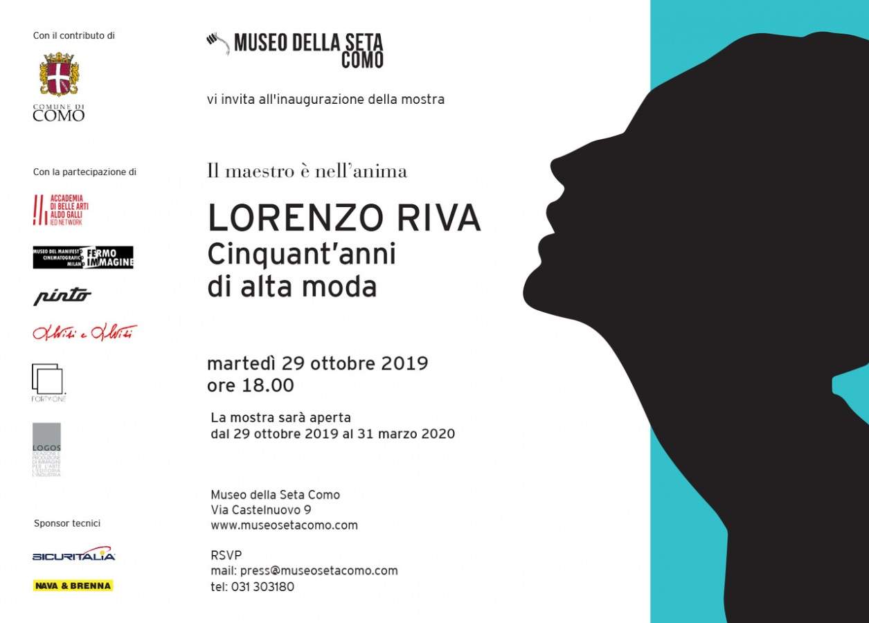 Le musée de la soie de Côme consacre une exposition au créateur de mode Lorenzo Riva