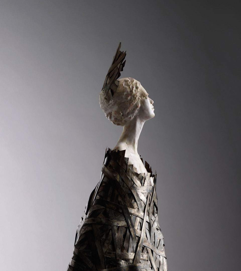 On display at the Marino Marini Museum are the sculptures of Louise Manzon