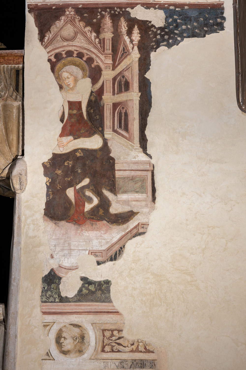 La Madonna attributa al Maestro di Roncaiette La Madonna attributa al Maestro di Roncaiette