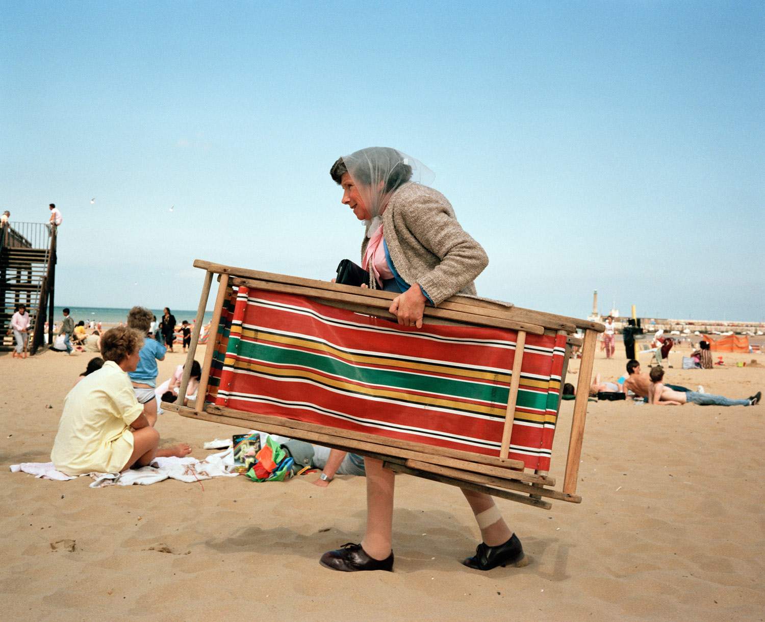 British photographer Martin Parr's trashy beaches are on display in Trieste, Italy