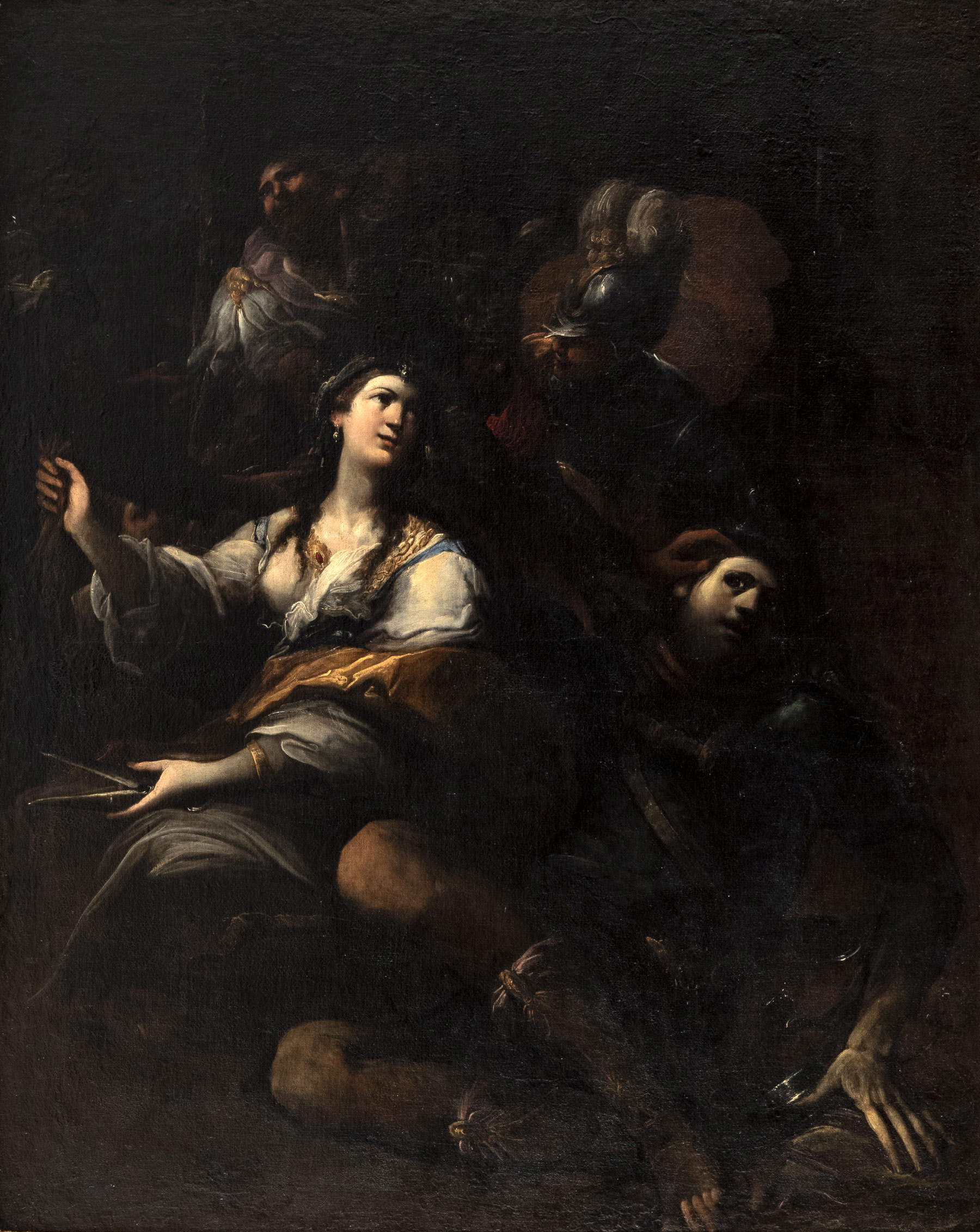 Giovanni Andrea Donducci llamó a la Mastelletta, Sansón y Dalila