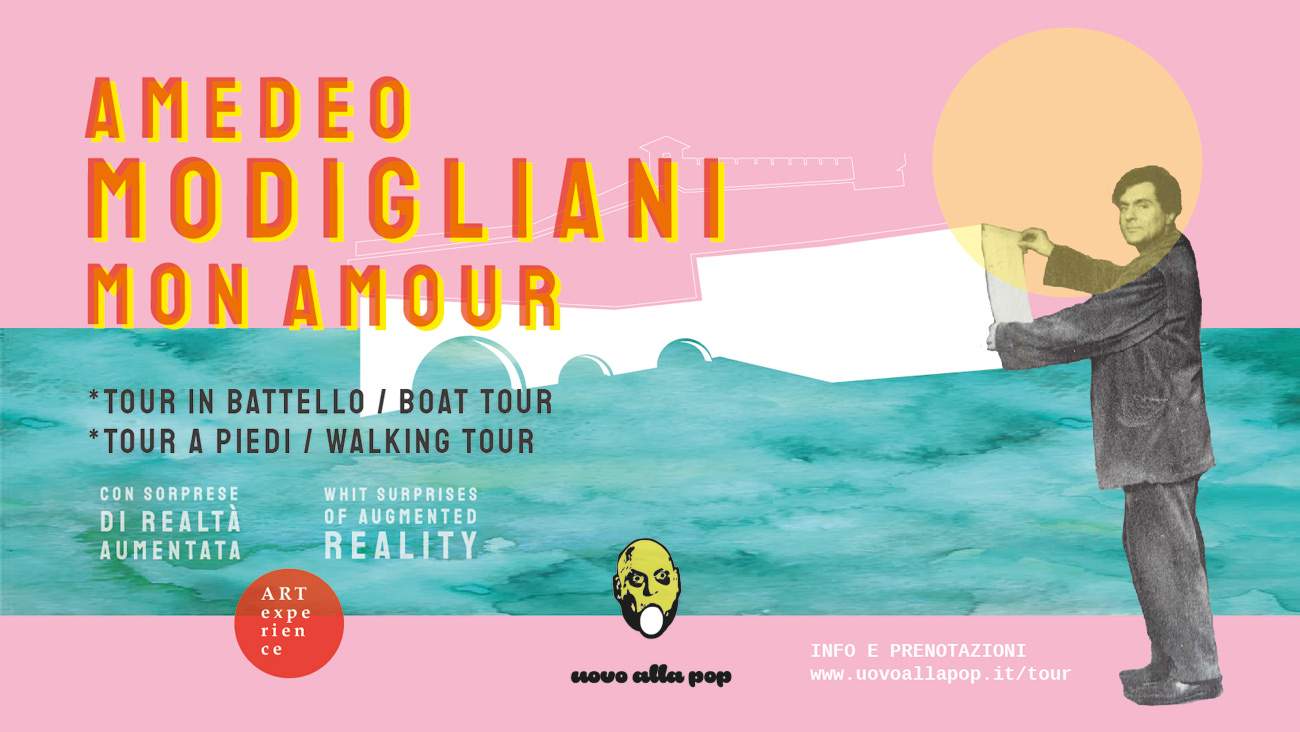 Modigliani Mon Amour: a Livorno un tour che racconta il grande pittore attraverso la street art