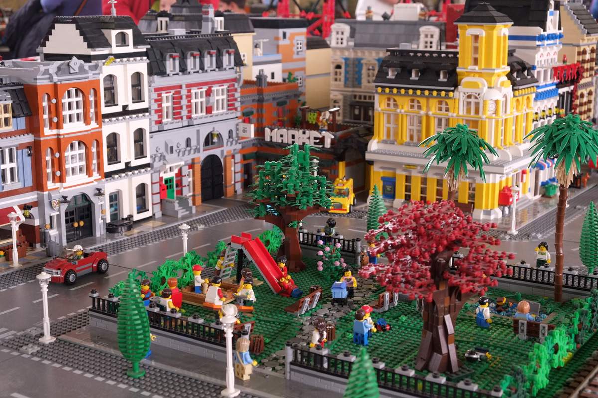 L'exposition sur la ville Lego arrive également à Rome, juste à temps pour Noël.