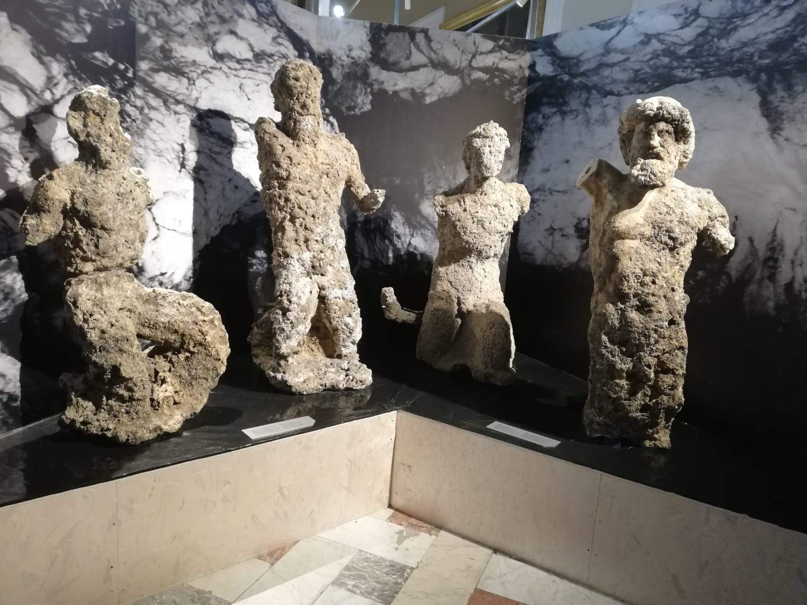 At the MANN in Naples here is Thalassa, a major exhibition on the achievements of underwater archaeology