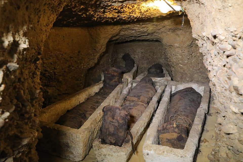 Égypte, découverte d'un site avec 40 momies. Il s'agit de la première découverte de l'année 2019
