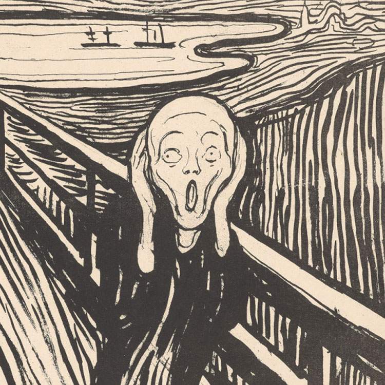 A major exhibition at the British Museum devoted to the etchings of Edvard Munch