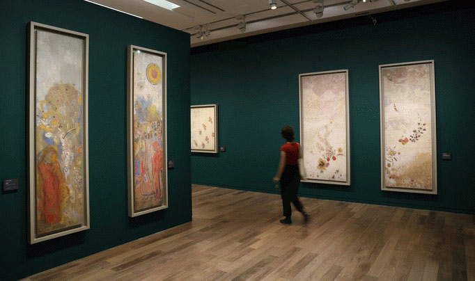 La nueva sala de Redon. Foto Cr&eacute;ditos Eric Jouvenaux &copy; Museo de Orsay