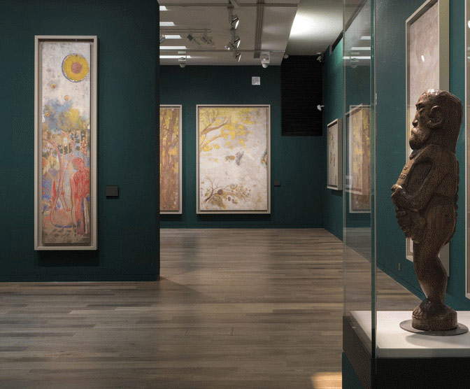 La nueva sala de Redon. Foto Cr&eacute;ditos Sophie Cr&eacute;py &copy; Museo de Orsay