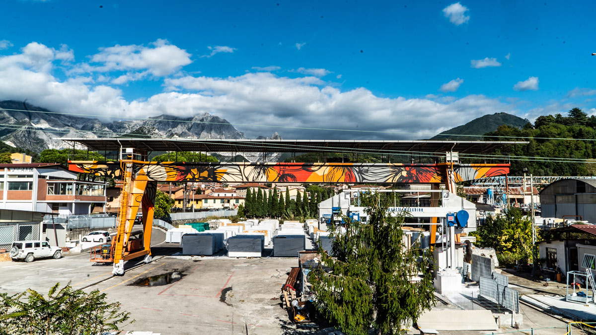 Natural Beauty di Orticanoodles per Calacata Borghini