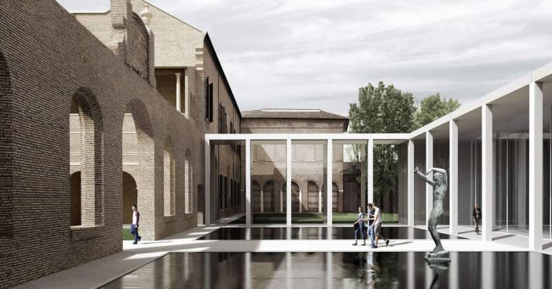 Palazzo dei Diamanti, Ministry blocks new pavilion: 