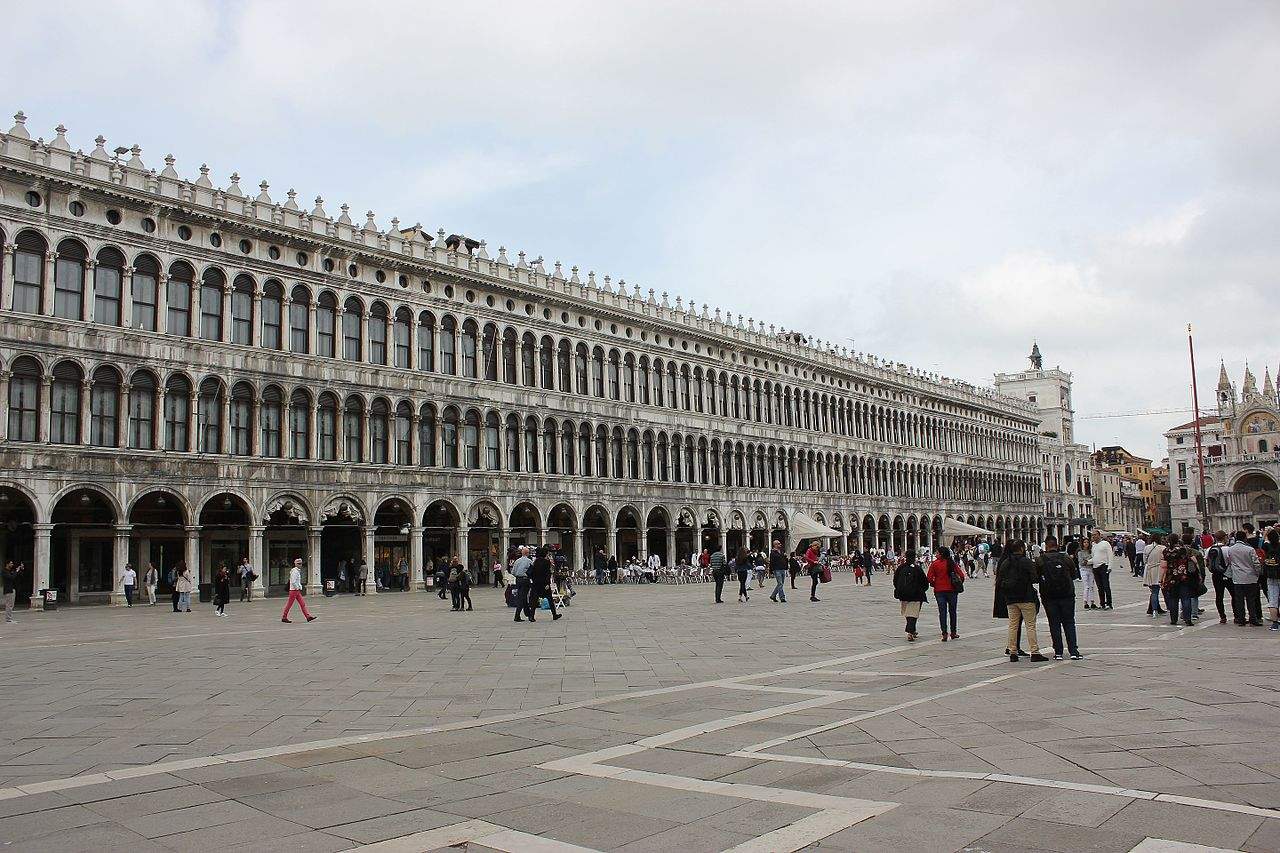 Venice, start of the project to restore the Procuratie Vecchie in St. Mark's Square. They will be open to the public