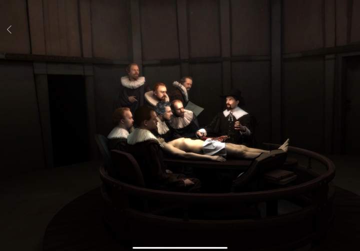 There is an app that allows you to walk inside a famous Rembrandt masterpiece 