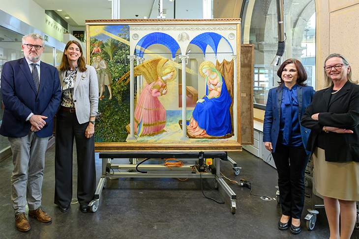 Espagne, la restauration de l'Annonciation de Fra Angelico au Prado s'achève après un an 