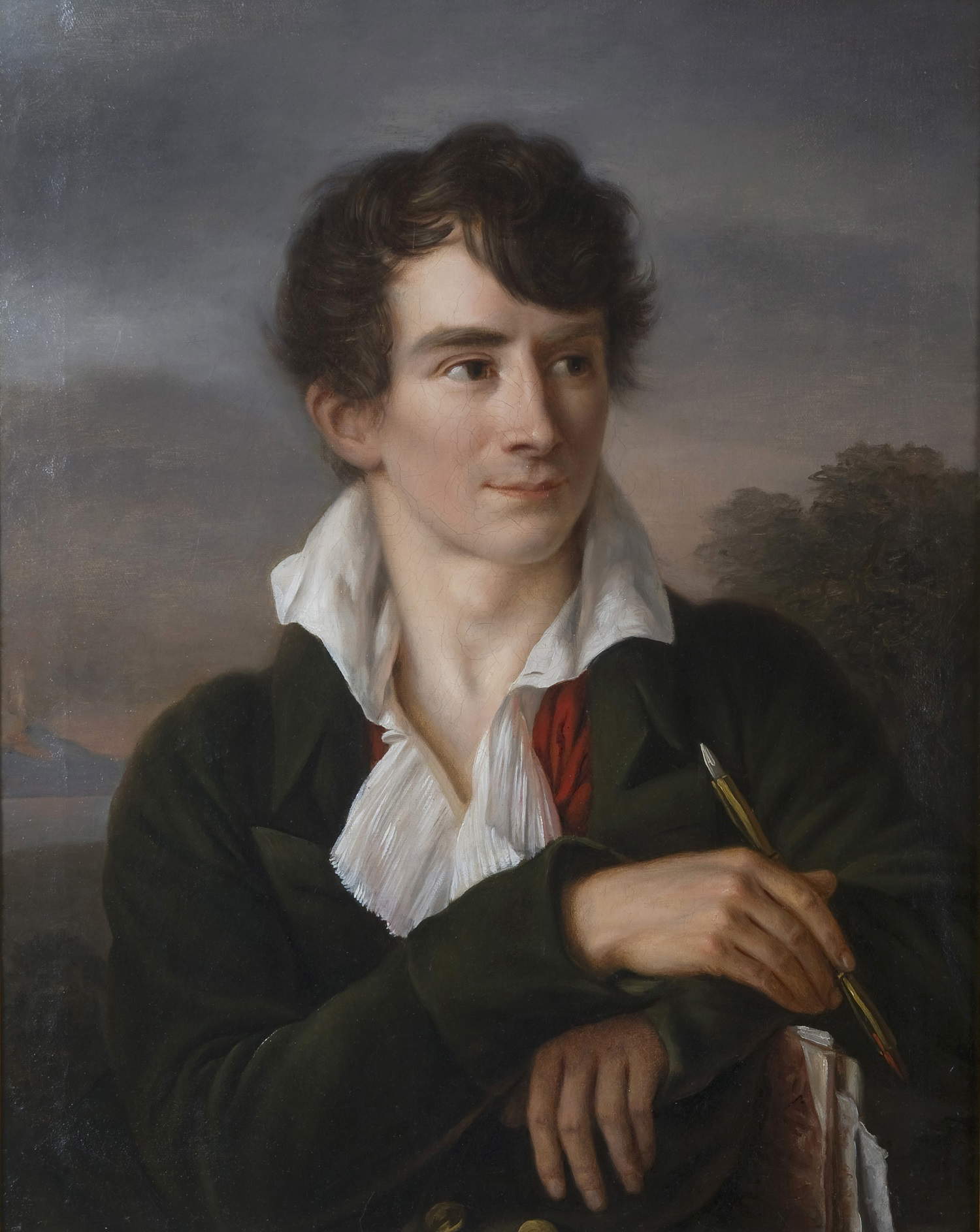 Jeanne-Elisabeth Chaudet, Portrait of the sculptor Antoine Denis Chaudet (ca. 1802; Oil on canvas, 61 x 48.5 cm)