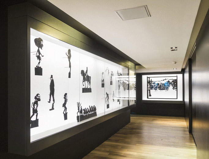 La nueva sala de siluetas del Cabaret du Chat Noir. Foto Cr&eacute;ditos Sophie Cr&eacute;py &copy; Museo de Orsay