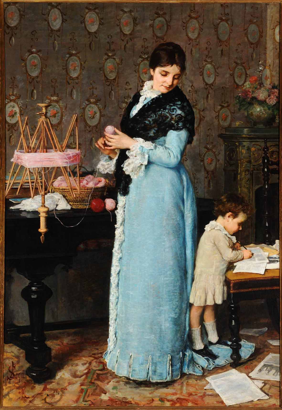 Sylvester Lega, A Mother