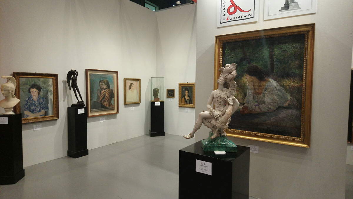 Lo stand di Laocoonte e Apolloni a Flashback 2019 Lo stand di Laocoonte e Apolloni a Flashback 2019