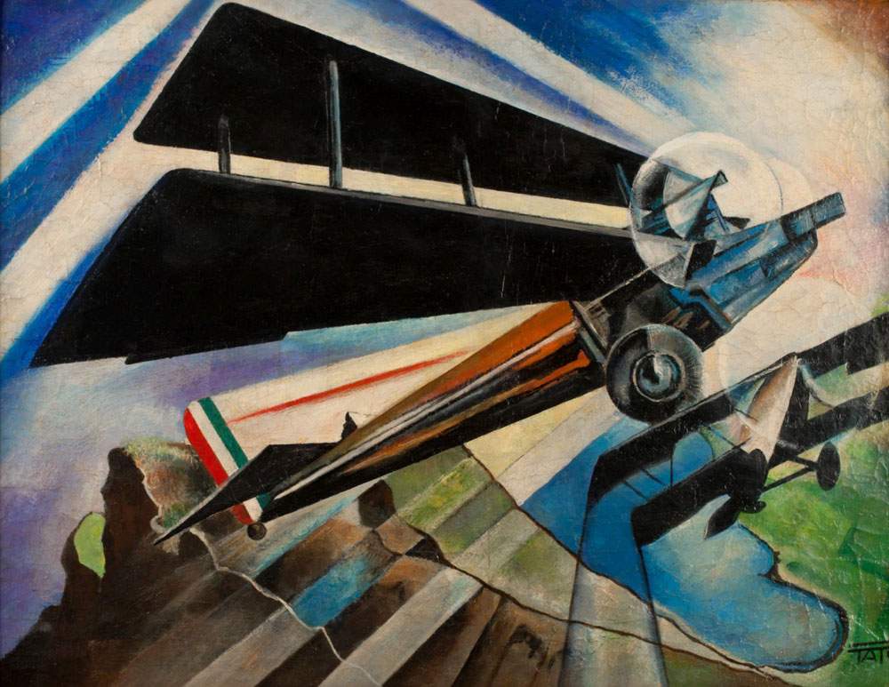 At the Chamber of Deputies an exhibition-tribute to Tato, inventor of airplane painting