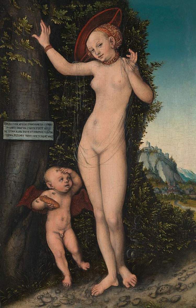 La “Venere e Cupido” di Lucas Cranach il vecchio entra a far parte delle collezioni della National Gallery