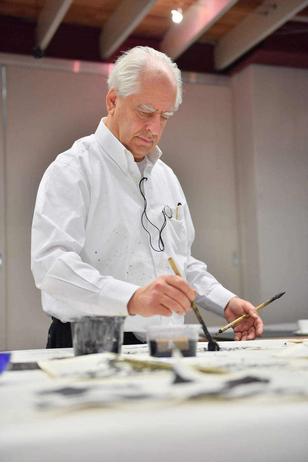 William Kentridge in seinem Atelier in Johannesburg. Ph. Kredit © Japanische Kunstvereinigung / The Sankei Shimbun William Kentridge in seinem Atelier in Johannesburg. Ph. Kredit © Japanische Kunstvereinigung / The Sankei Shimbun